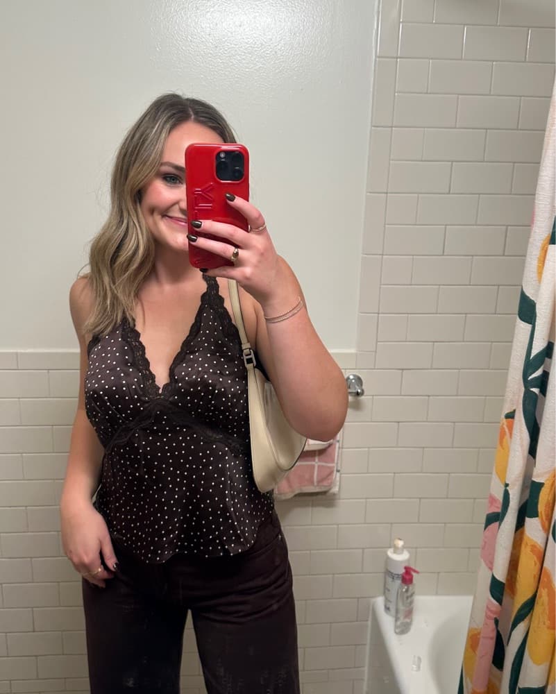 Reformation Monica Silk Top  - Image 1