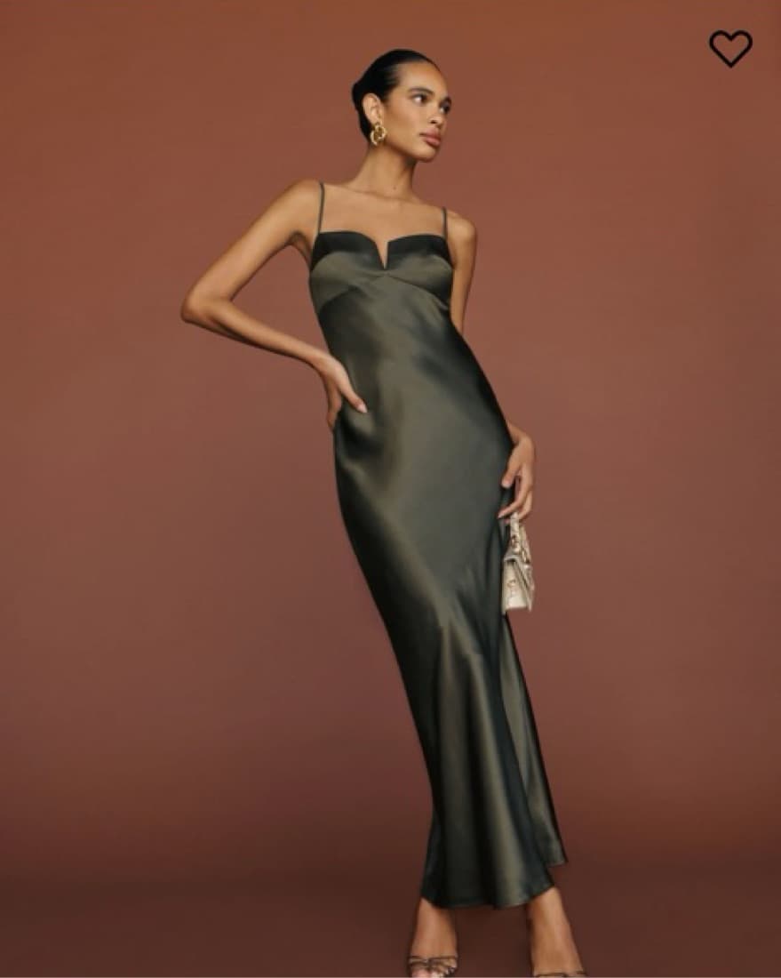 Reformation BrieSilk Dress - Image 1