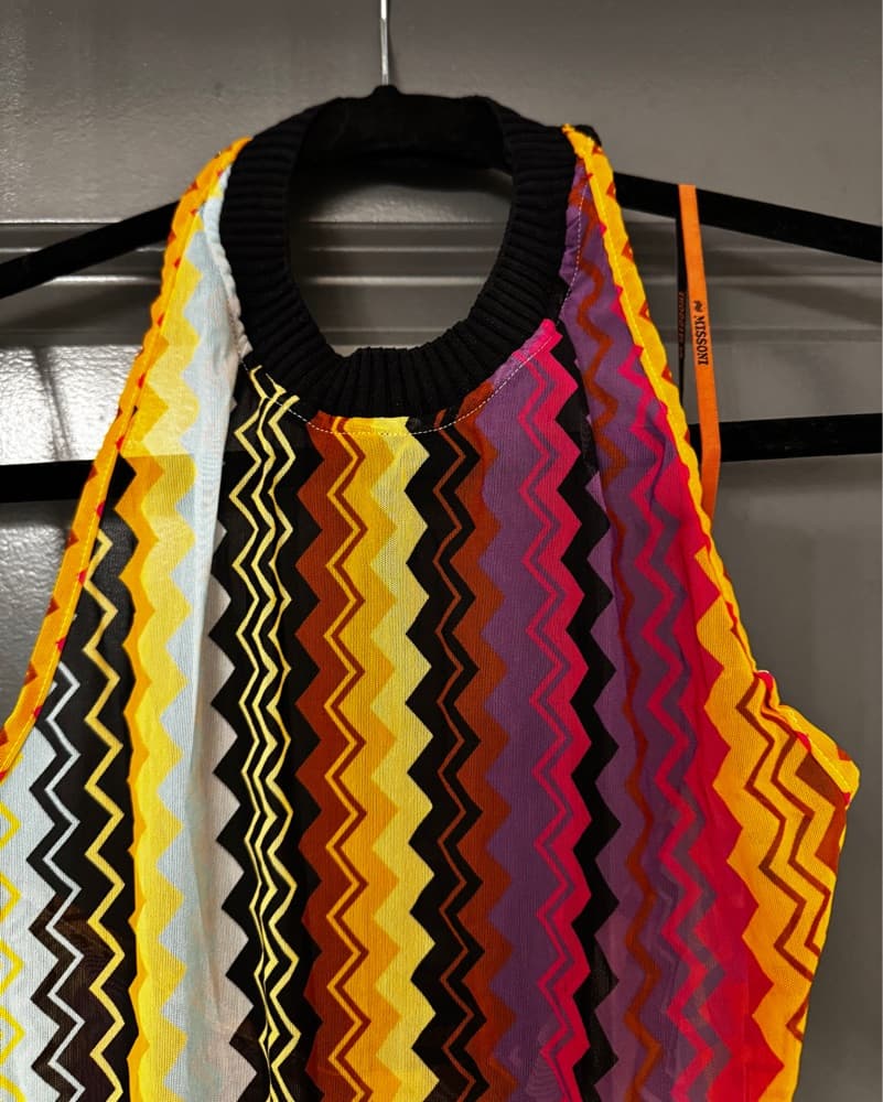 Missoni zigzag Sheer Cover Up  - Image 5