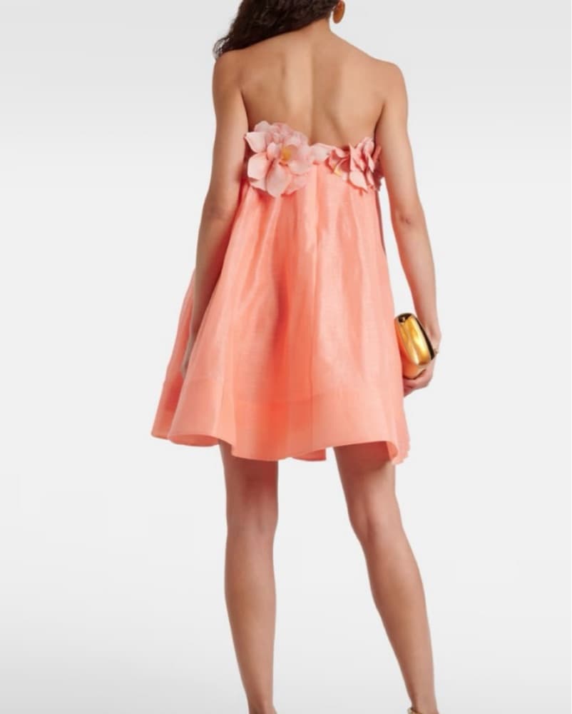 Zimmerman Floral Organza Mini Dress - Image 4