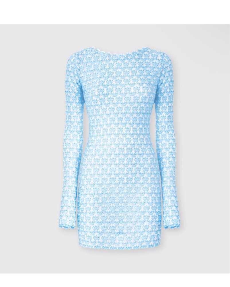 Missoni Light Blue Mini Dress - Image 1