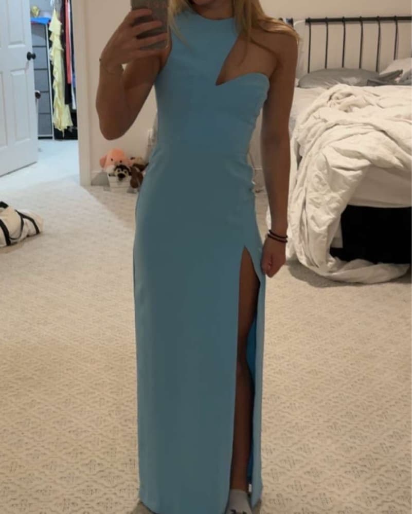 Blue Amanda Uprichard Dress - Image 2