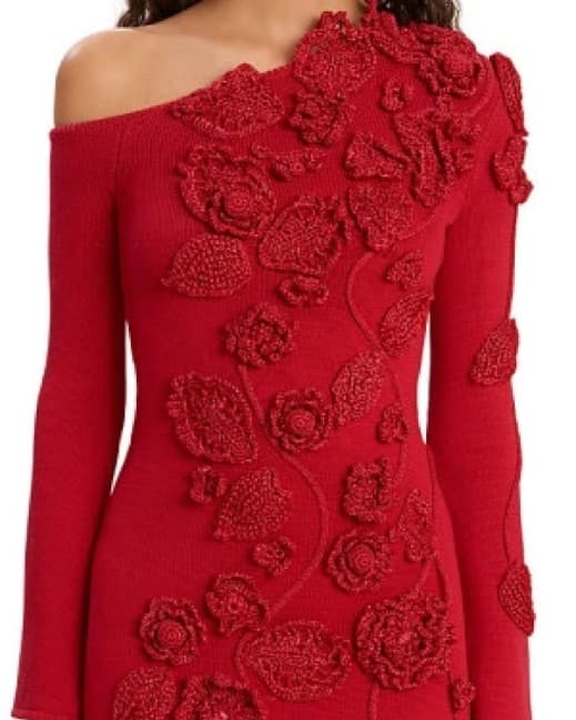 Cult Gaia Long Sleeve Off Shoulder Mini - Image 4