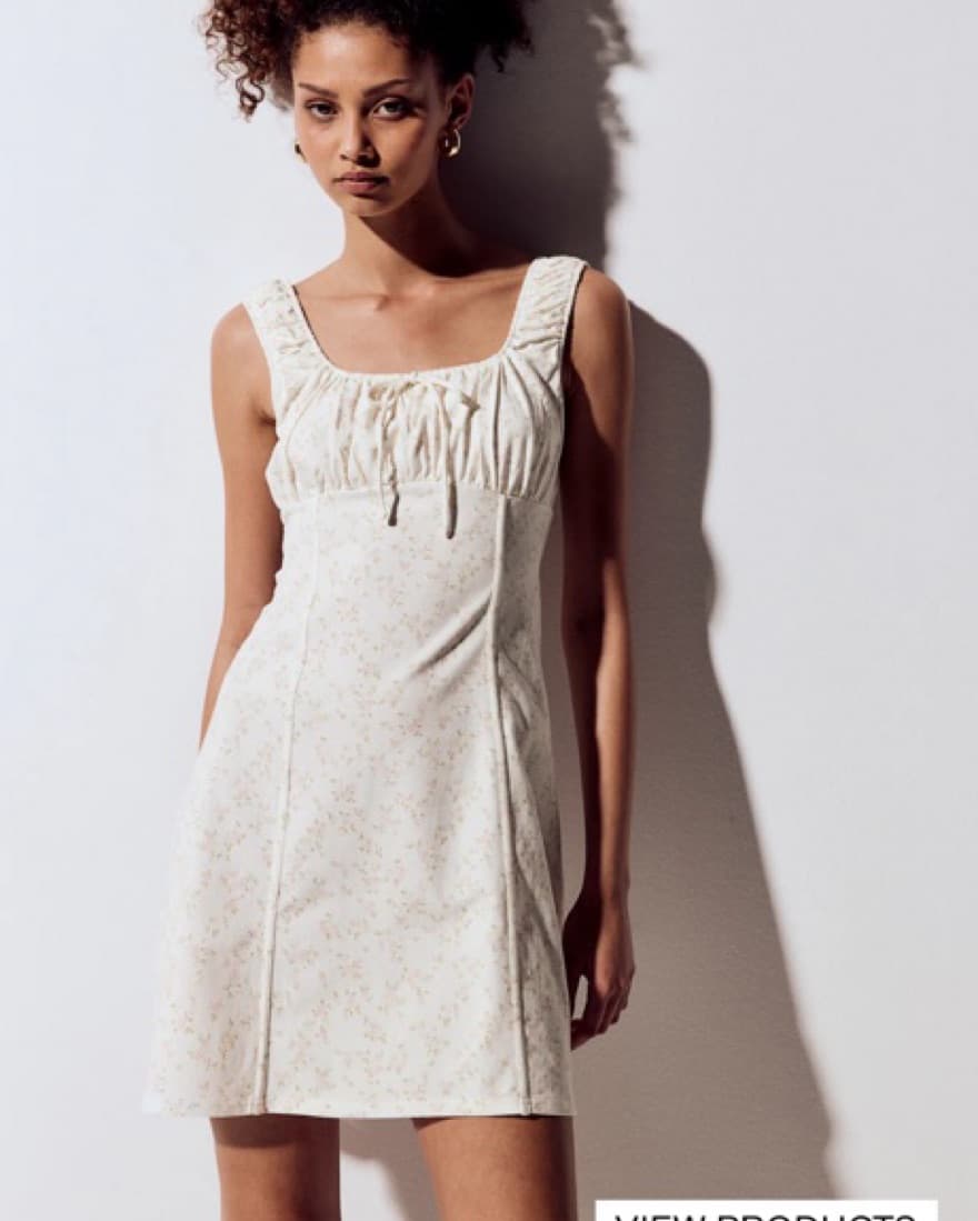H&M Corset Inspired Mini Dress  - Image 4