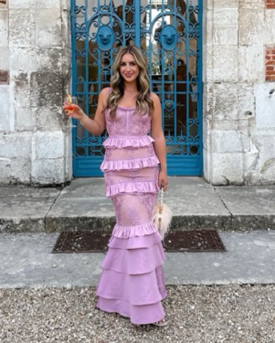 V. Chapman Protea gown In Lavender mist - Image 4