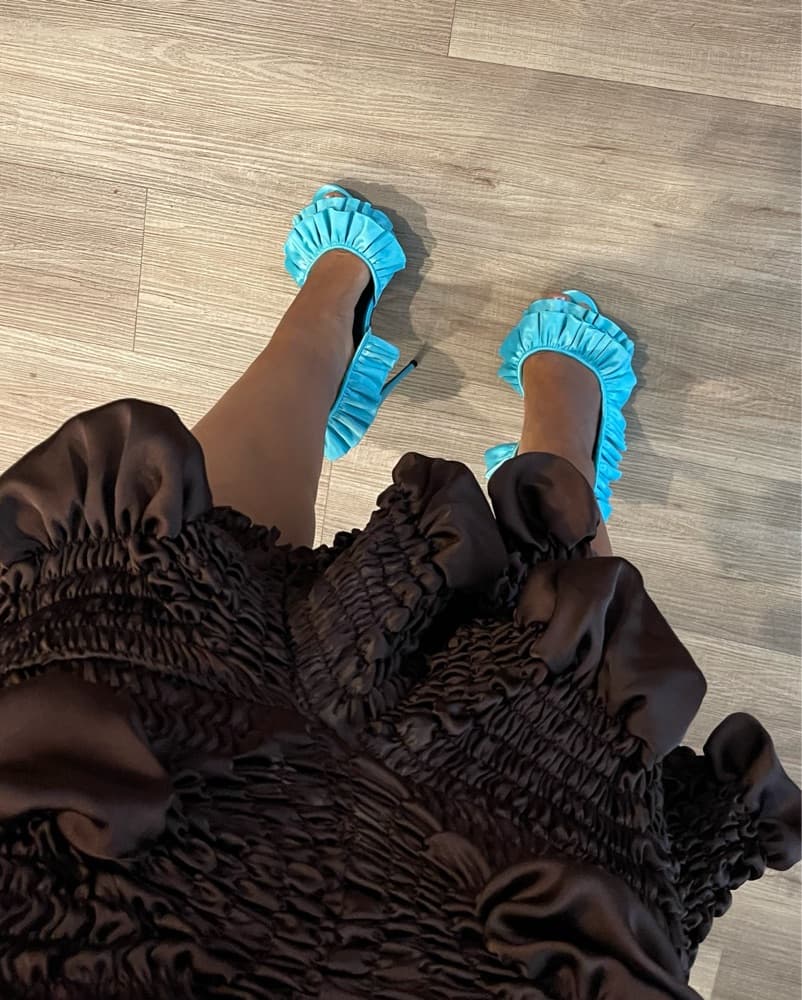 Satin Ruffle Heels!  - Image 3