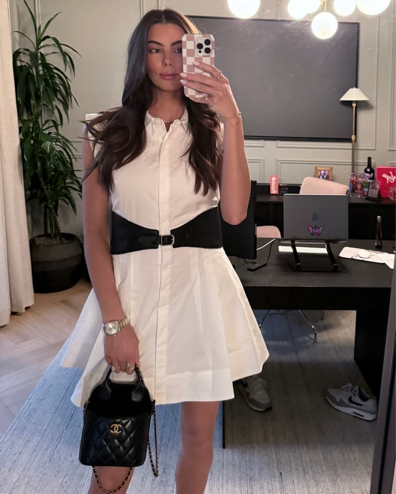 Simkai Belted Shirt Dress  - Image 3