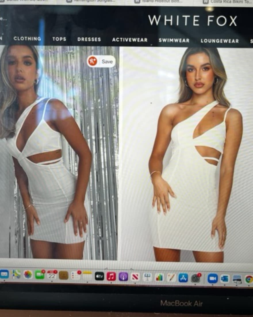 White Fox White Dress - Image 3