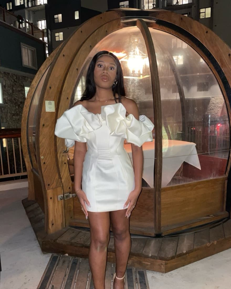 House Of CB Selena Dress - Ivory - S - Image 5