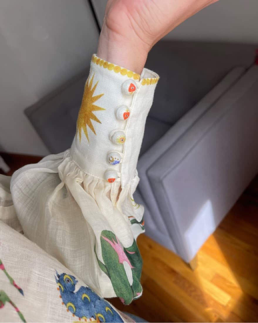 Alemais Lou Balloon Sleeve Blouse - Image 4