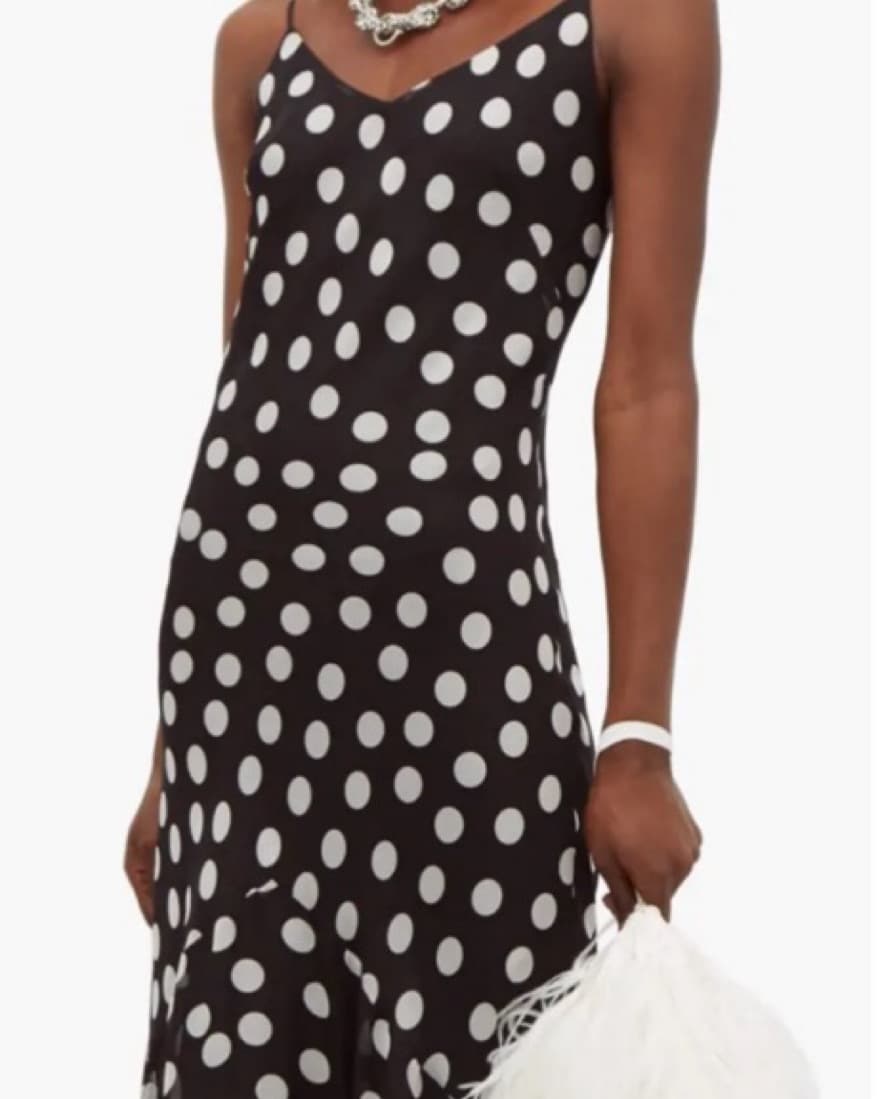 Rat And Boa Polka Dot Dress - Image 4