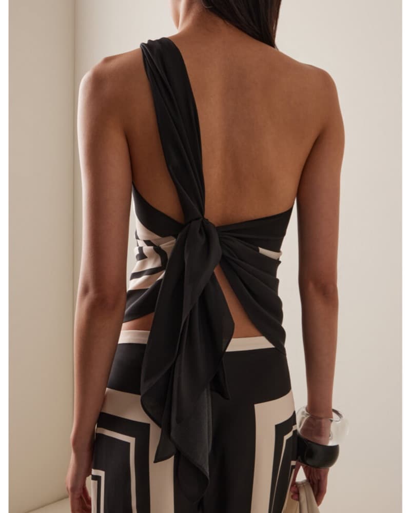 Sir The Label Beaded Silk Wrap Top - Image 2