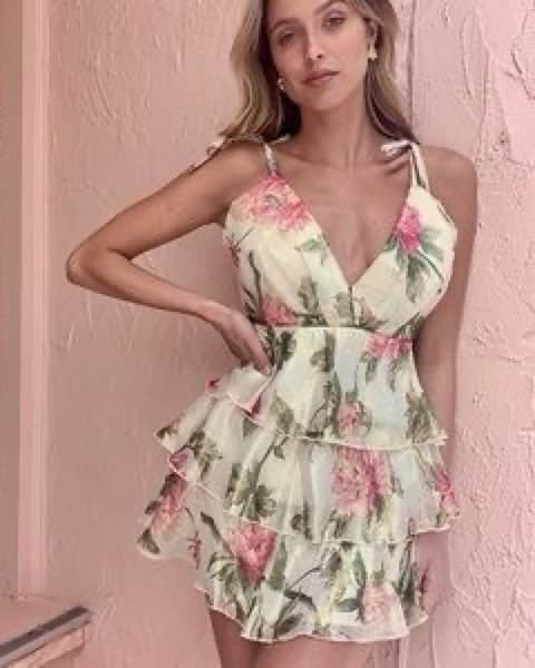 Alice McCall Savatore Mini Floral Dress  - Image 3