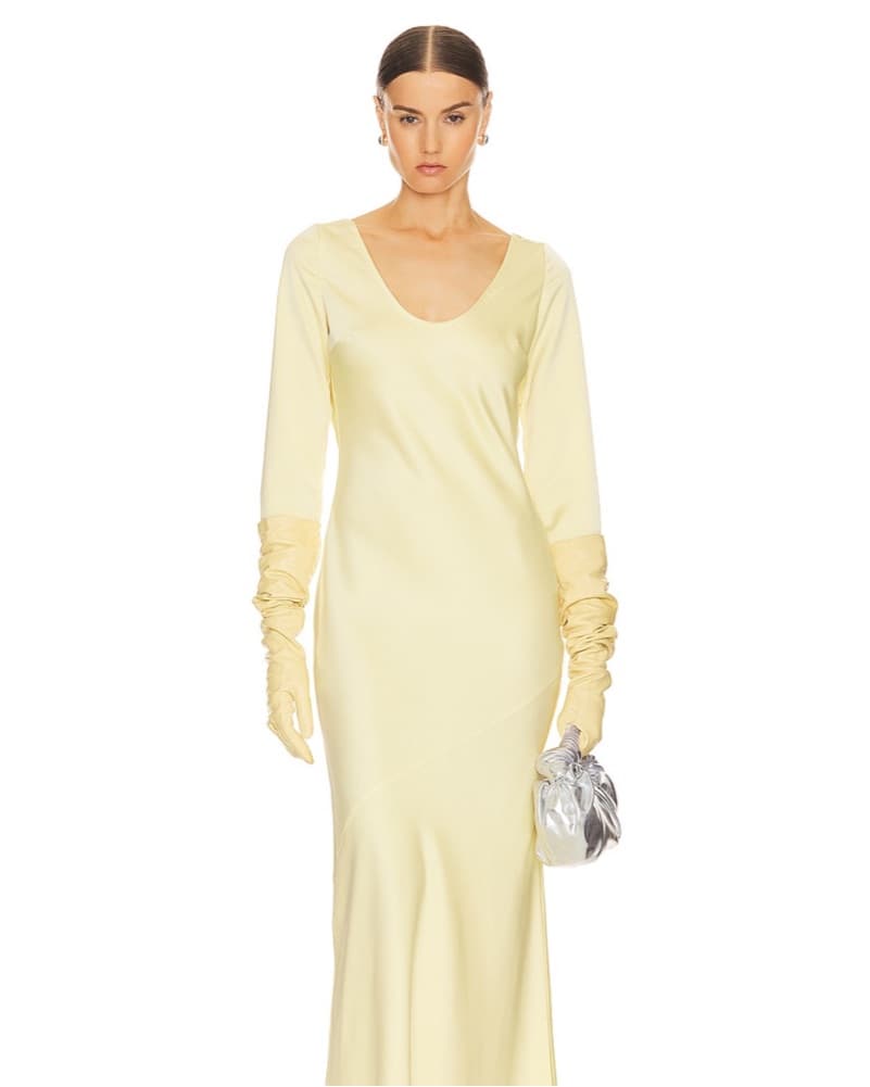 HELSA Angelica Backless Maxi YELLOW - Image 2