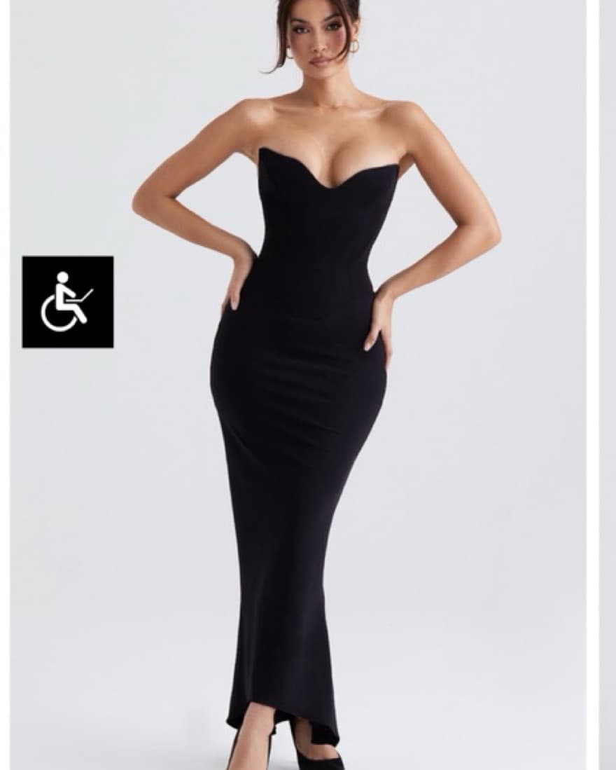 House Of CB Long Elegant Dress - Image 3