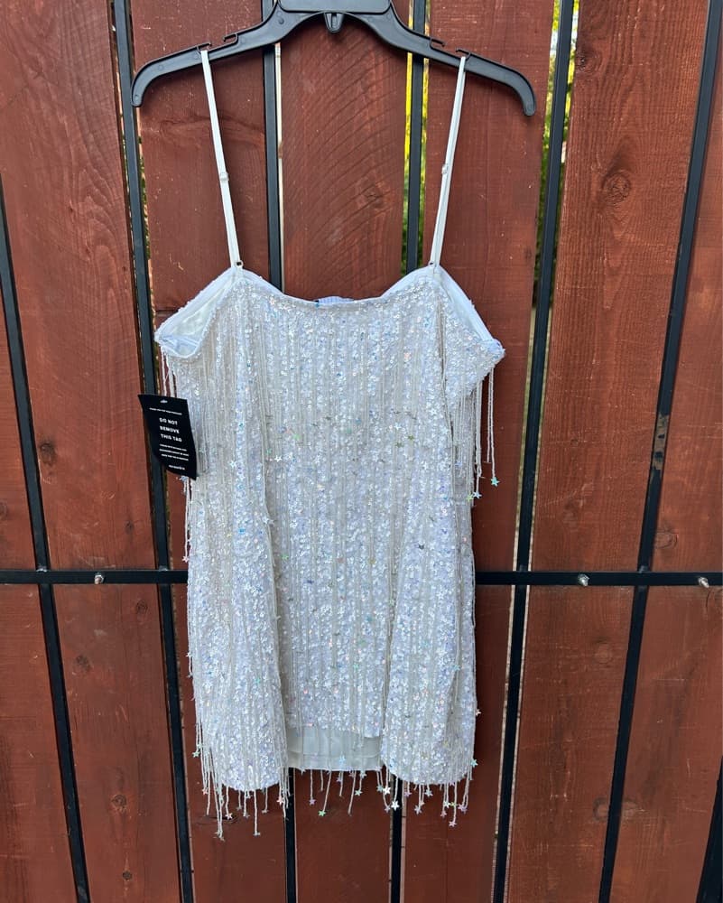 Retrofete Heather Star Fringe Dress - Image 4