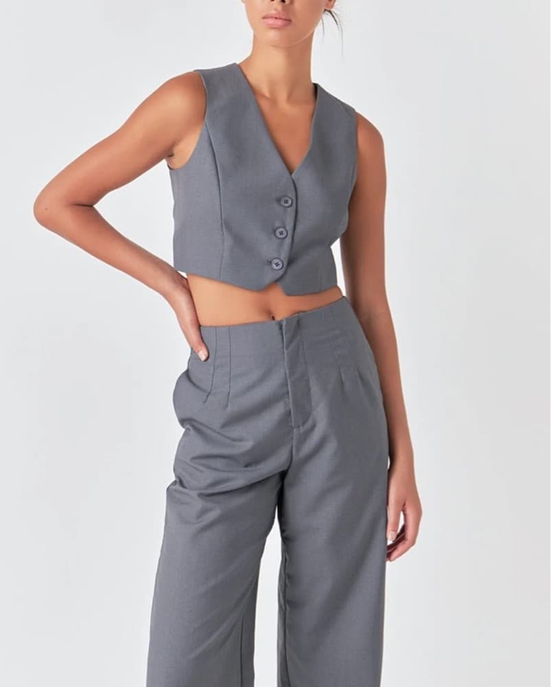 Pull And Bear Grey Set - Image 2
