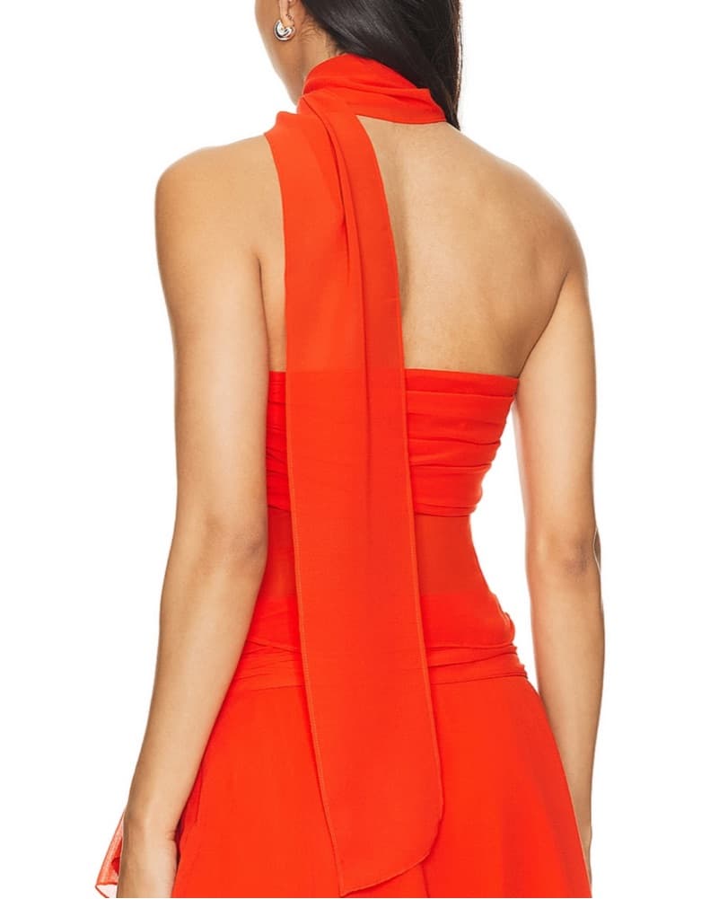 Chiffon Wrap Around Top - Image 2