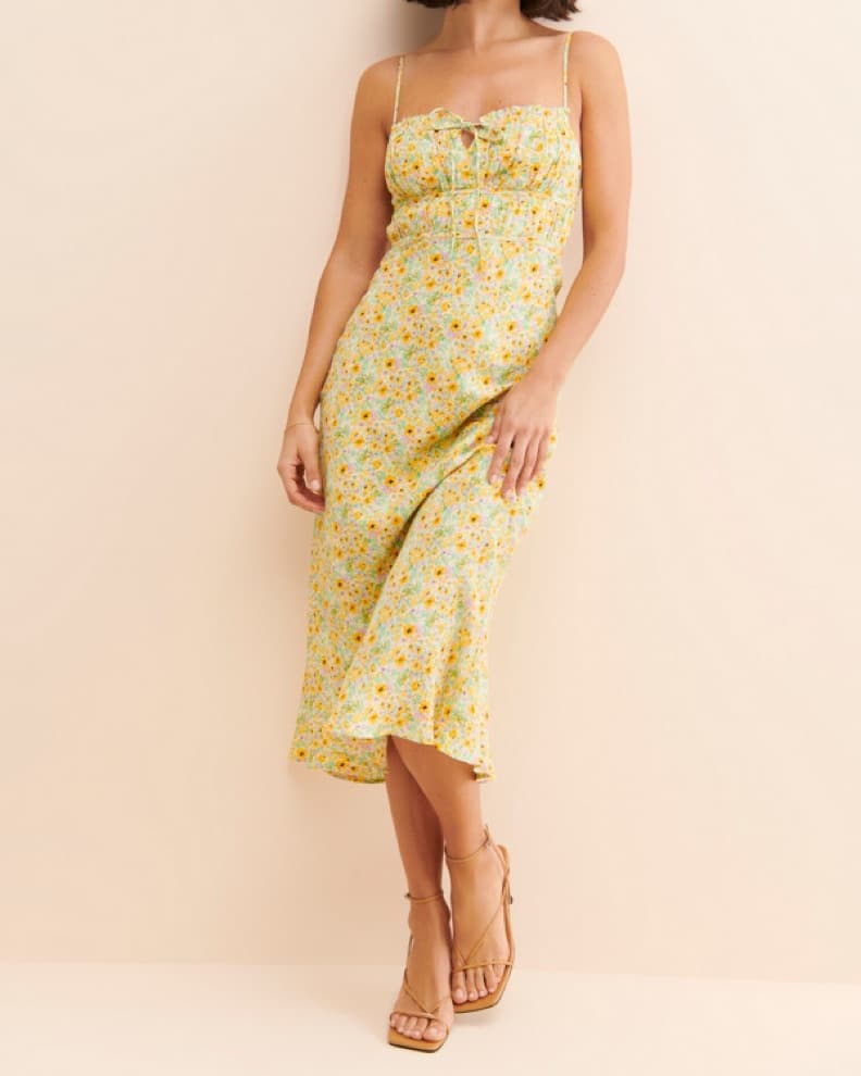 ASTR Maritza Midi Dress - Image 1