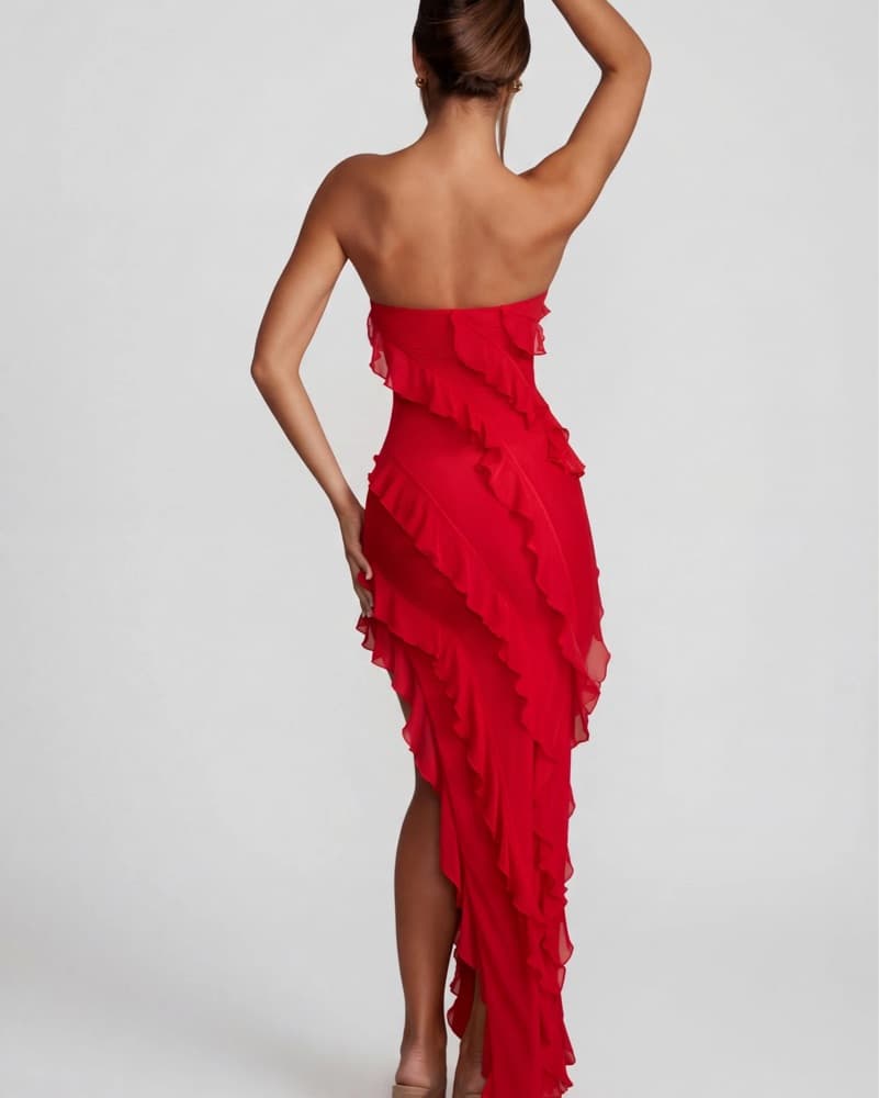 Oh Polly Nevali Ruffle Dress - Image 2