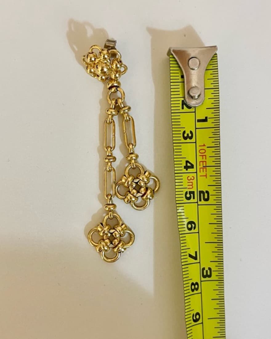 Anthropologie Dangle Flower Earring - Image 3