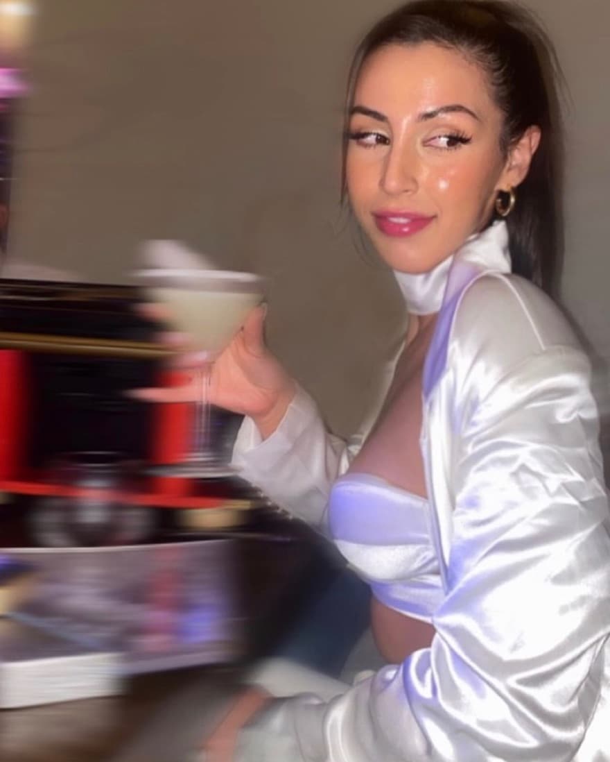 Retrofete Satin wrap top - Image 1