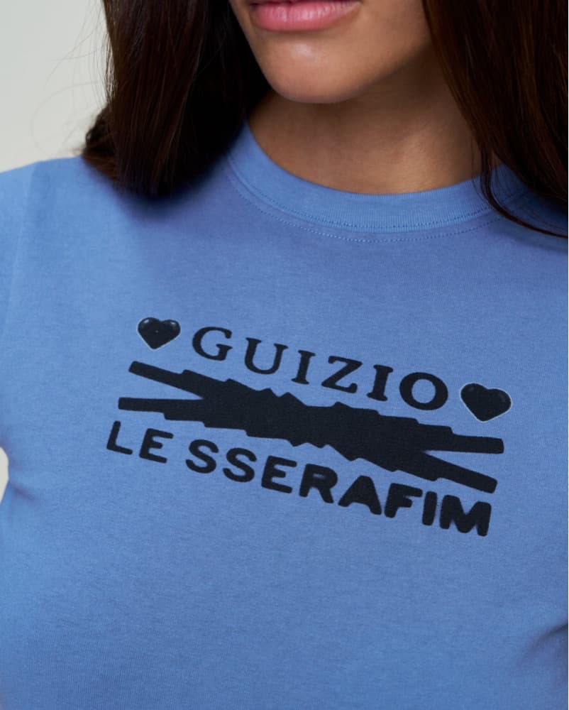 Guizio X Le Sserafim Hearts Baby Tee - Image 2