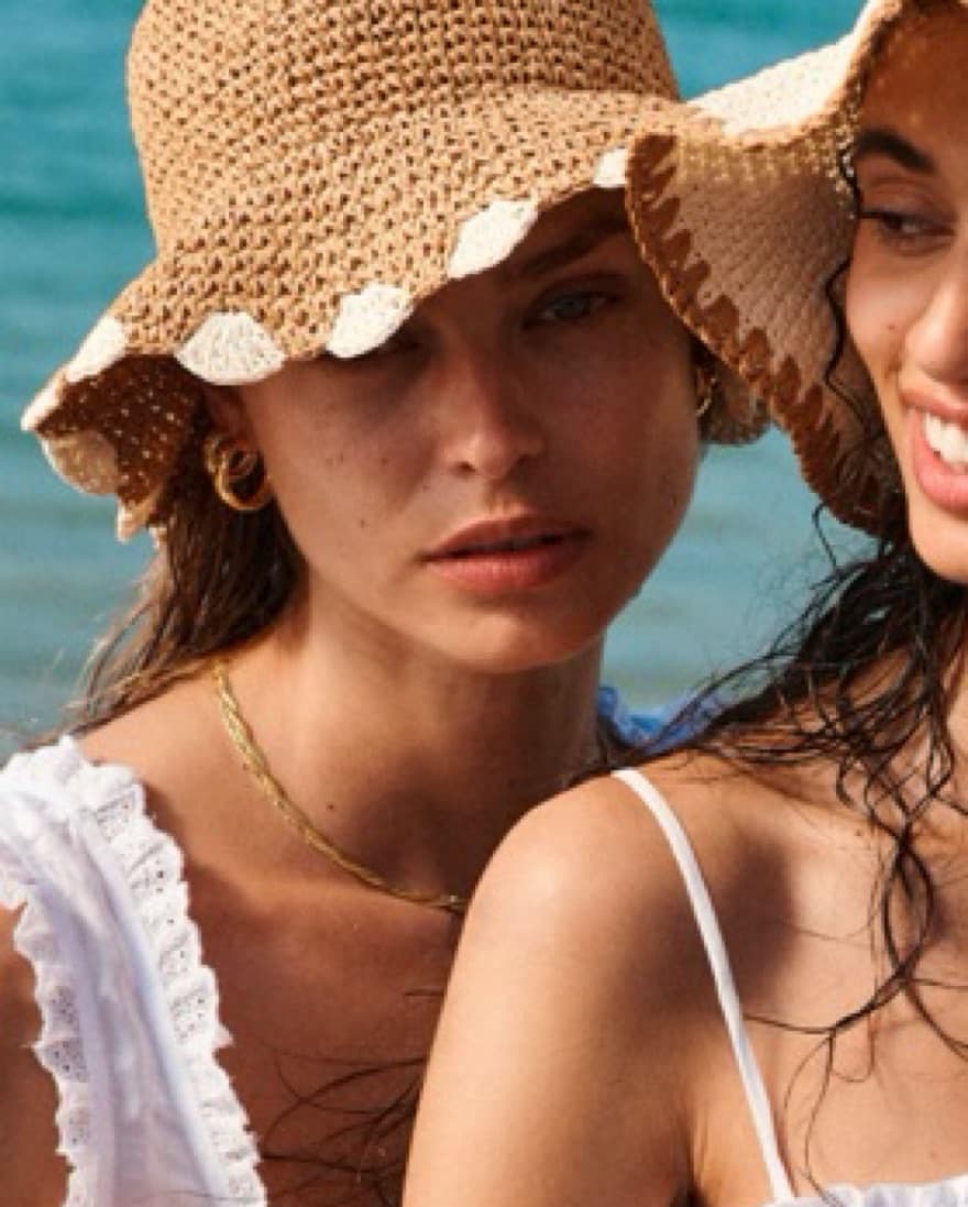 Madewell Scalloped Beach Hat - Image 2