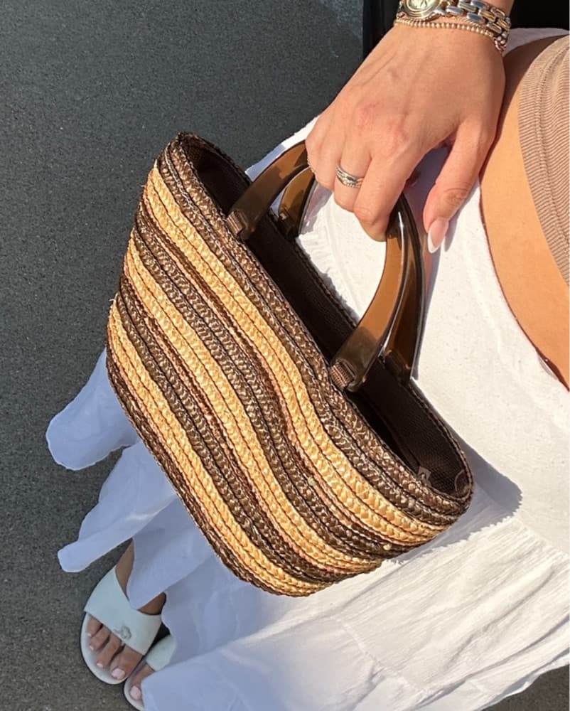 Striped Handbag  - Image 2