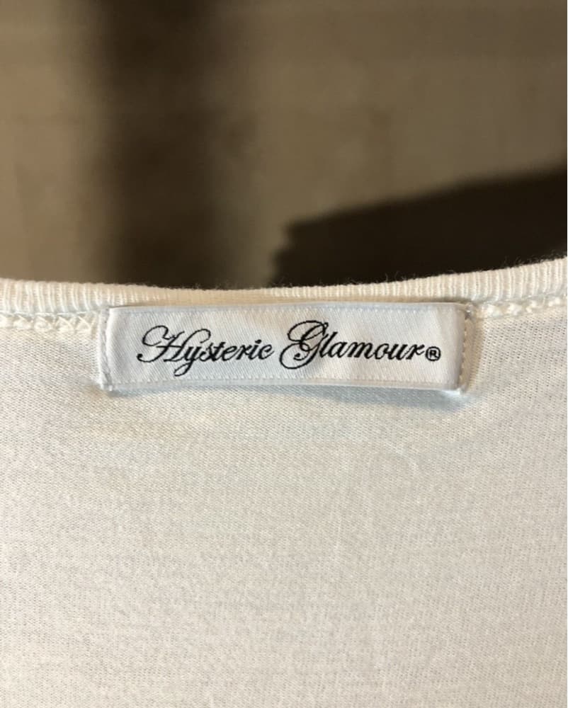 Hysteric Glamour White Long Sleeve Top - Image 4