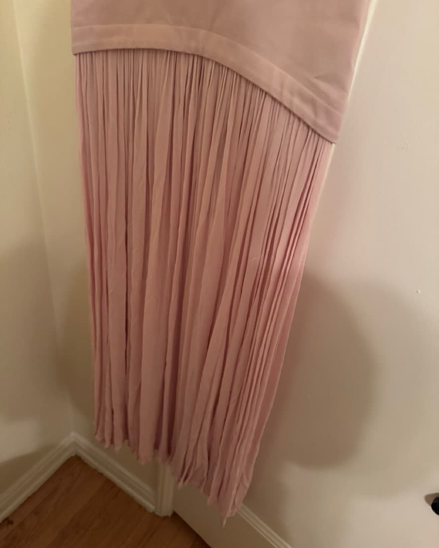 Helsa Naomi Dress Xs Barely Pink - Image 3