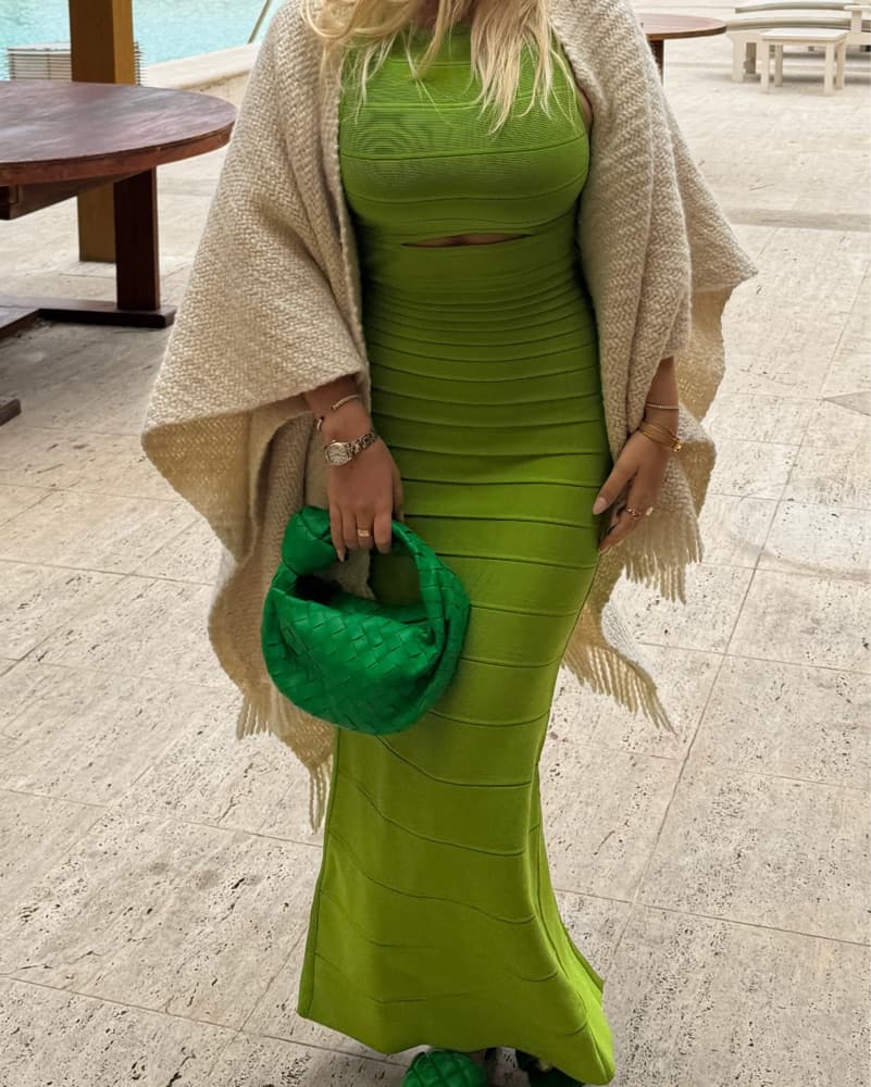 Green Bandage Dress - Image 2