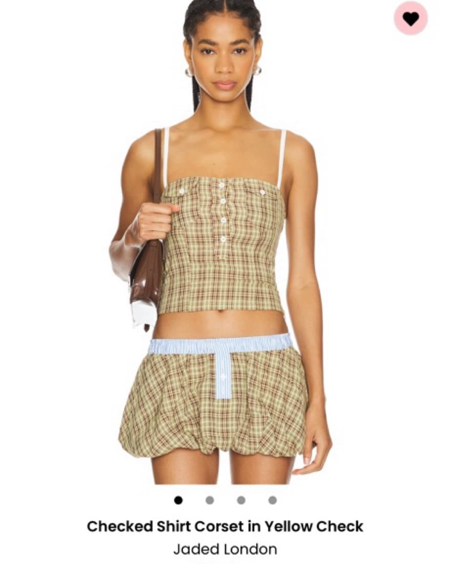 Jaded London Plaid Two Piece  - Image 2
