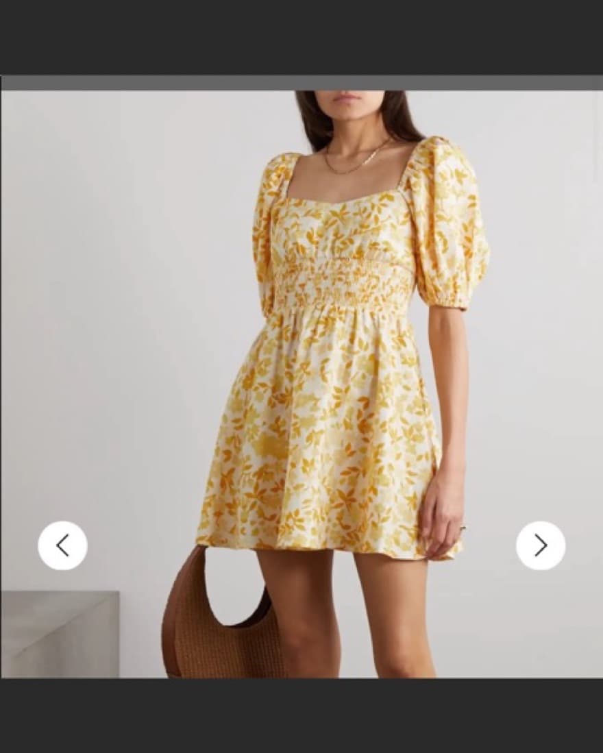 PEONY + NET SUSTAIN Mini Dress  - Image 1