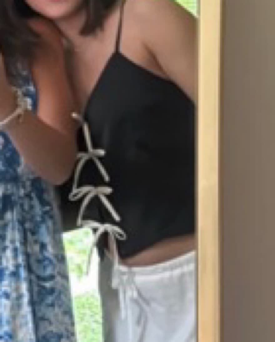 Black And White Bow Top - Image 2