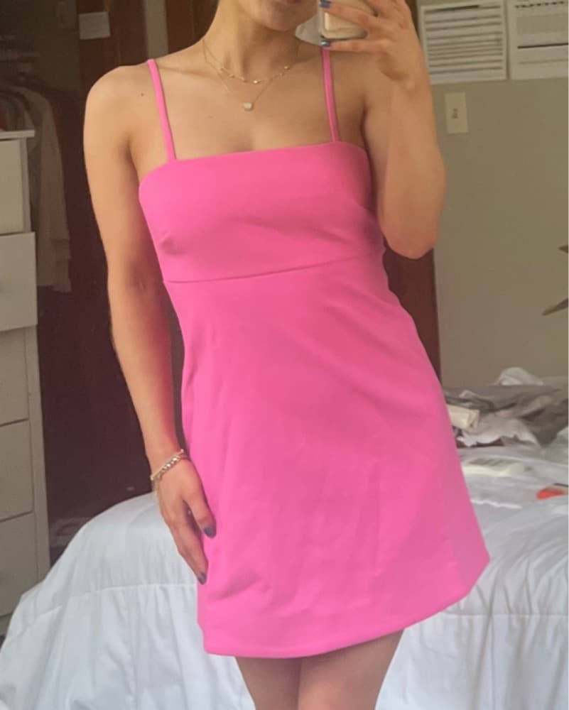 Pink Mini Dress - Image 6