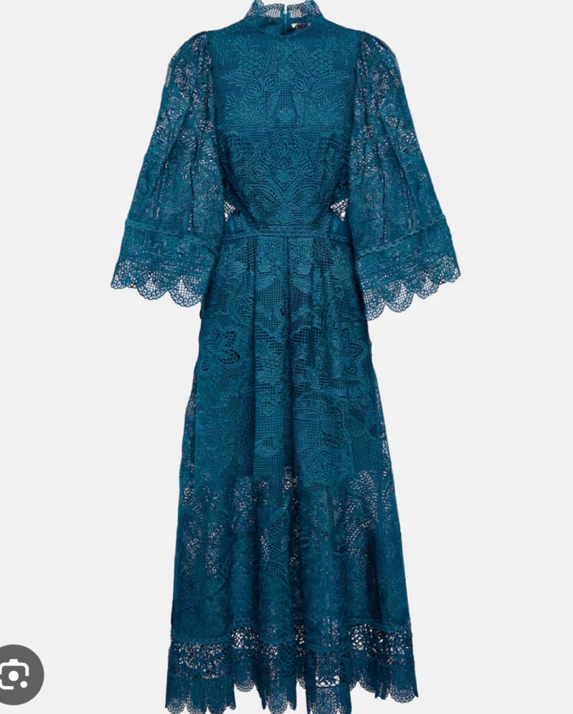 Farm Rio Guipure Lace Dress - Image 3