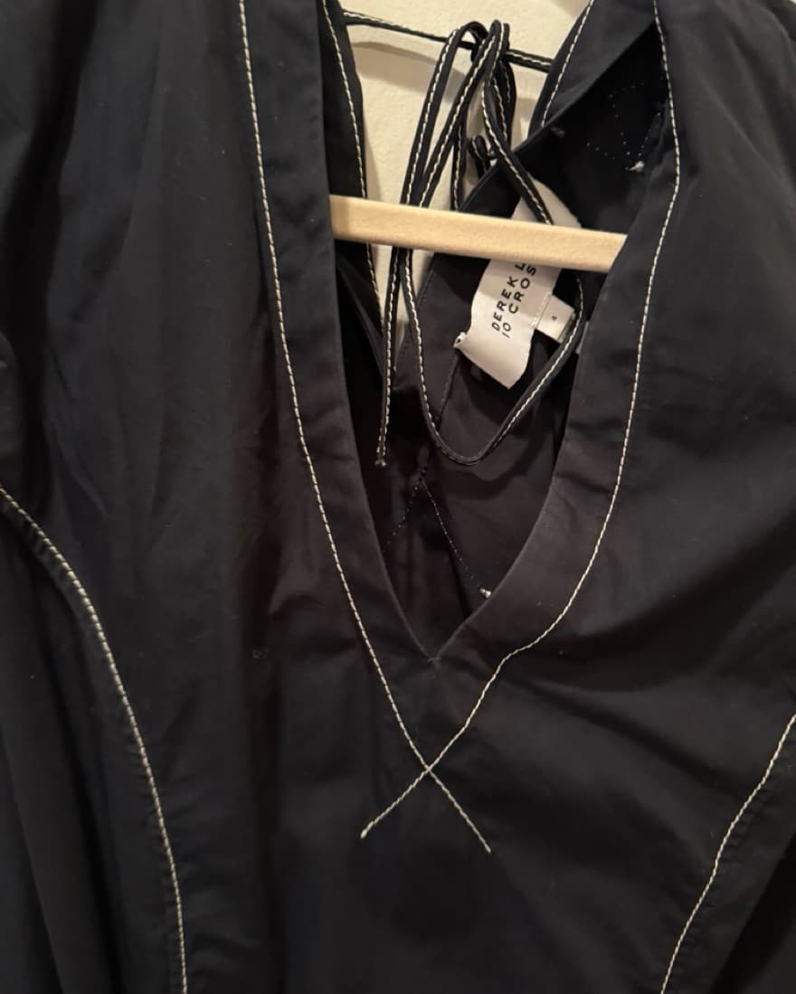 Derek Lam Navy Dress  - Image 3