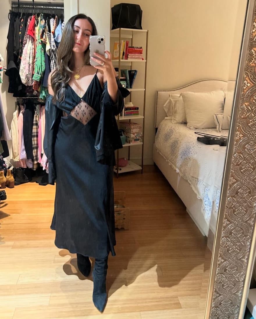 Favorite Daughter Silk Blace Lace Maxi - Image 2