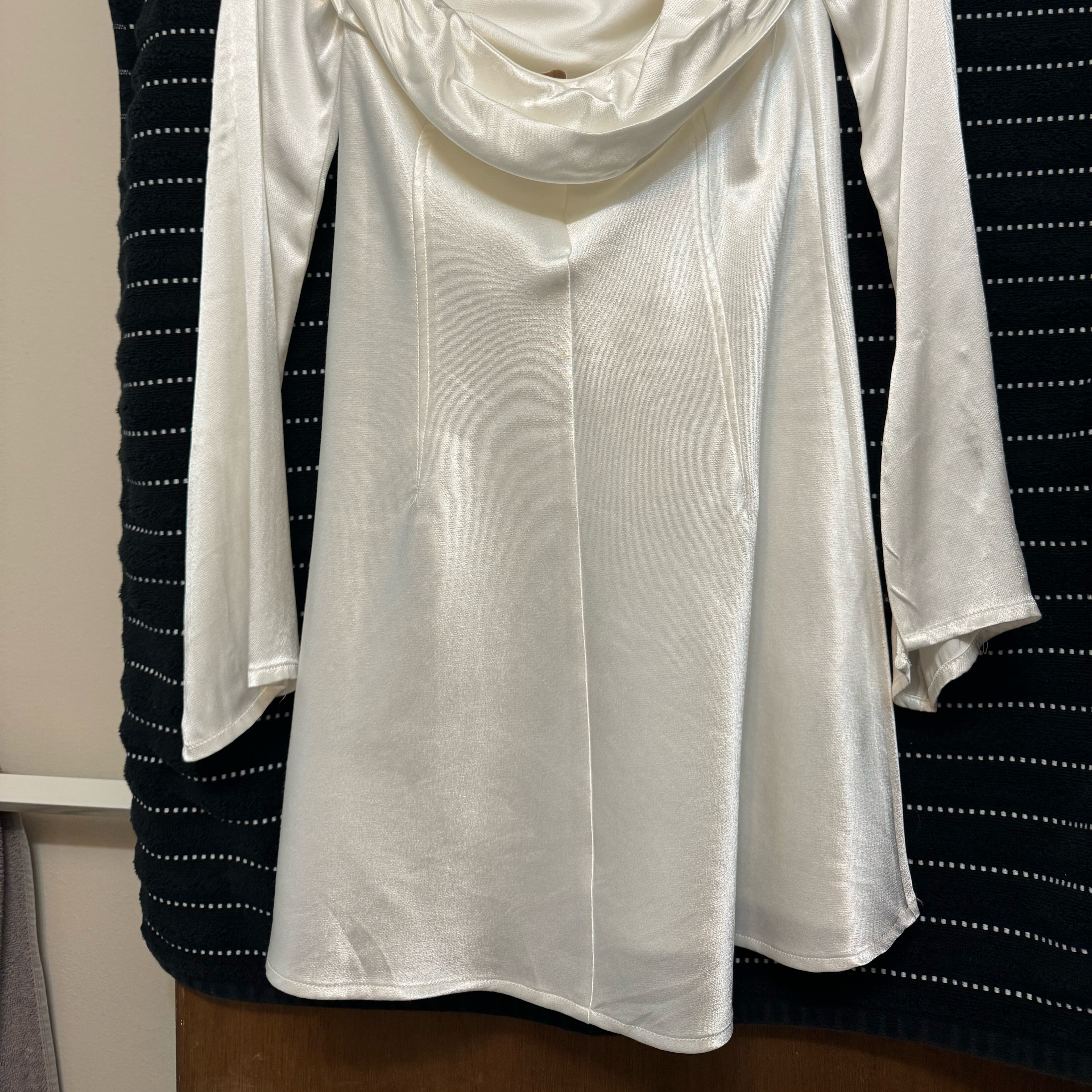 Meshki Satin Mini Dress - Image 6