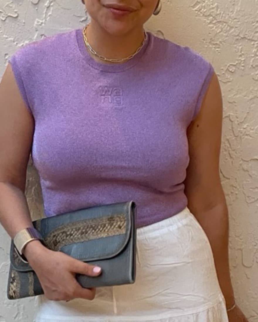 Wang Purple Unicorn Cropped Tank - Image 4