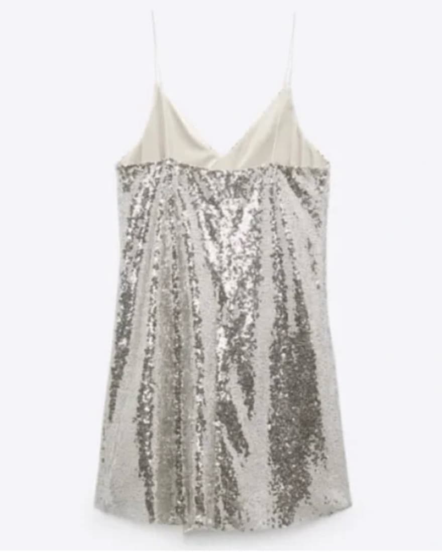 Zara Knotted Sequin Dress - Image 3