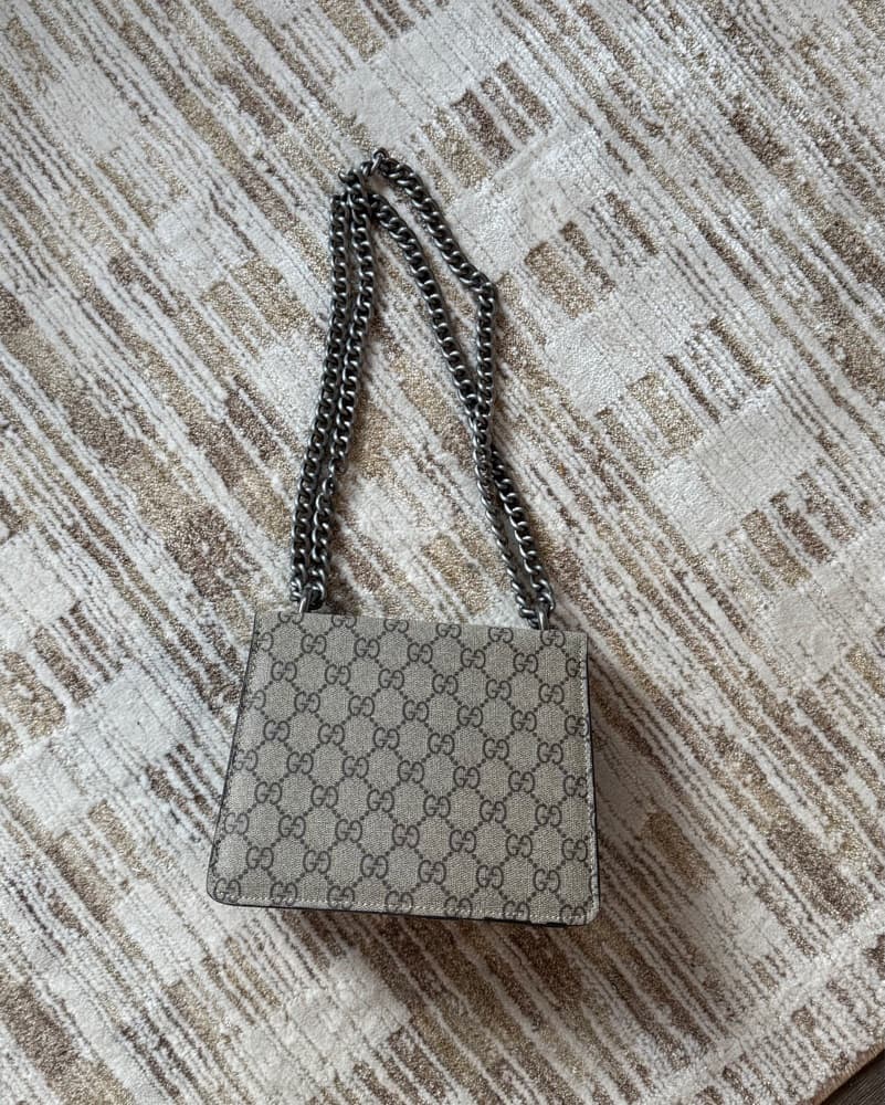 Gucci Black and Tan Purse - Image 2