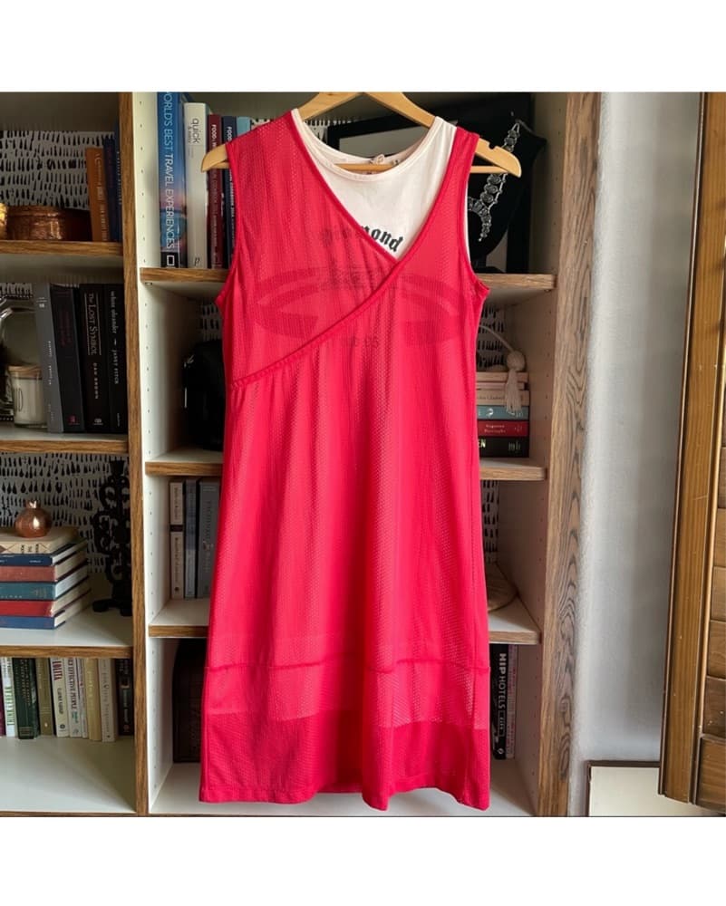 Helmut Lang Vibrant Red Sleeveless Mini  - Image 2