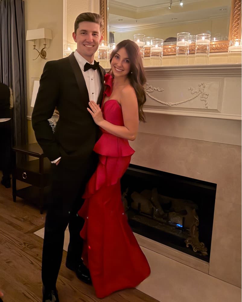 Marchesa Notte One-Shoulder Trumpet Gown - Image 1