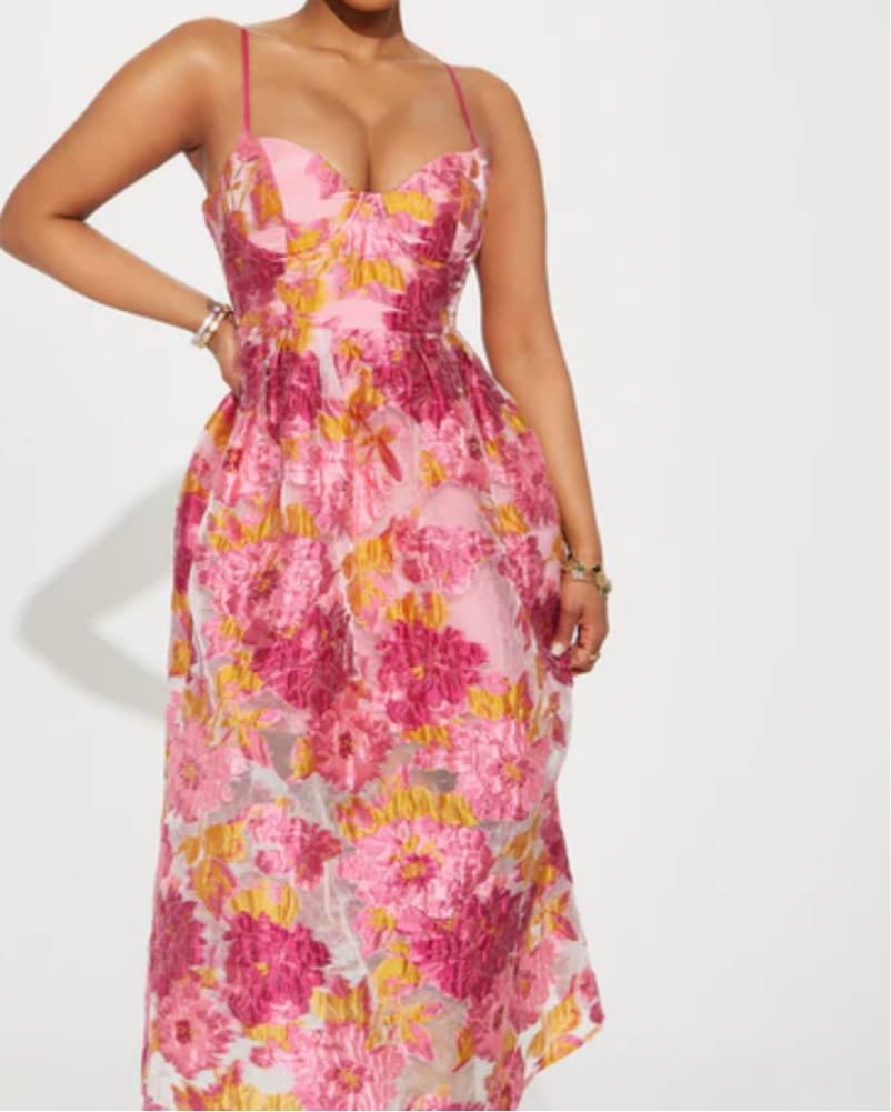 Vibrant Floral Sundress - Image 1