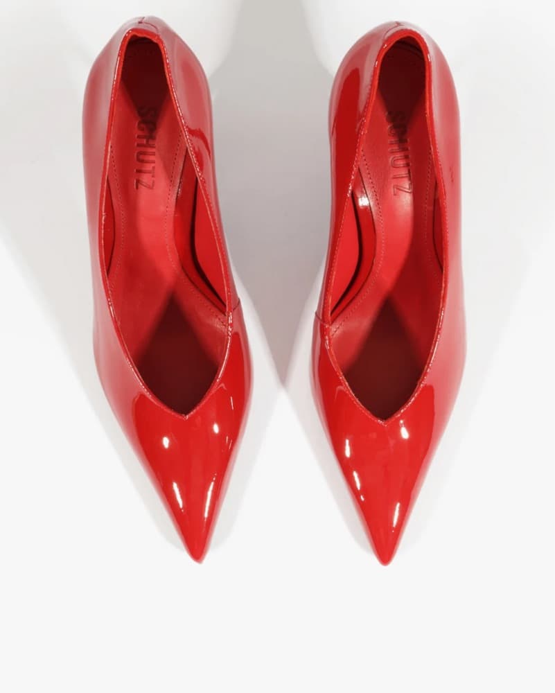 Schutz Red Patent Pump  - Image 1