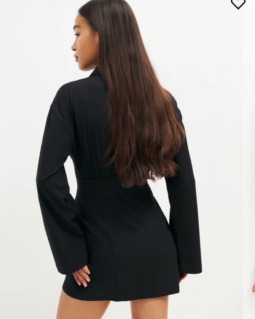 Reformation Rena Dress In Black - Image 3