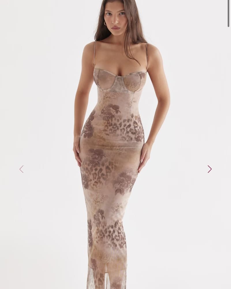 House Of CB Floral Print Dress - Image 1