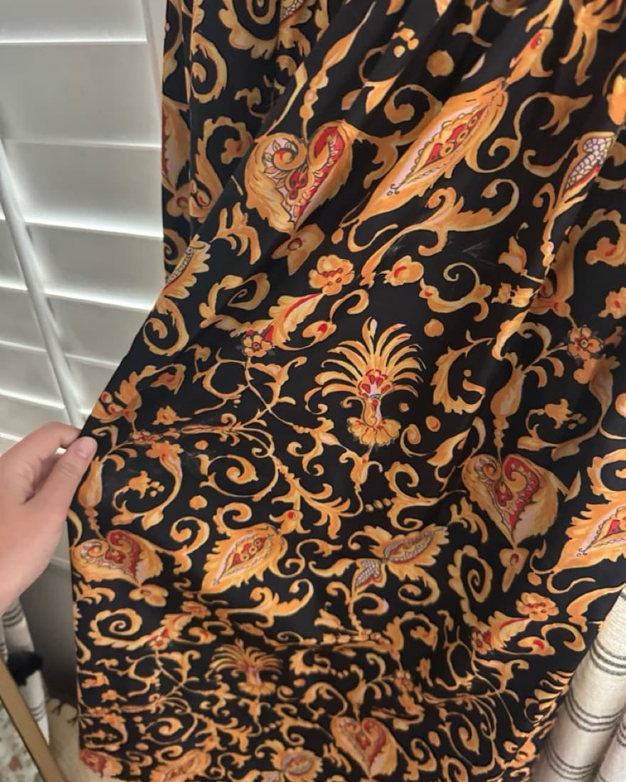 Rhode Paisley Print Strapless Dress - Image 4